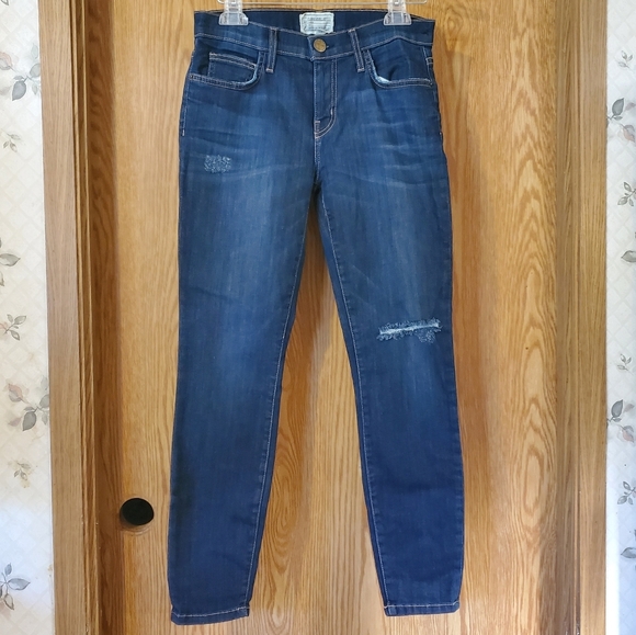 Current/Elliott The Stiletto Typhoon Destroy jeans from Revolve - Picture 2 of 15